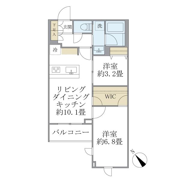 La Perla Meguro-HigashiyamaIIの間取図