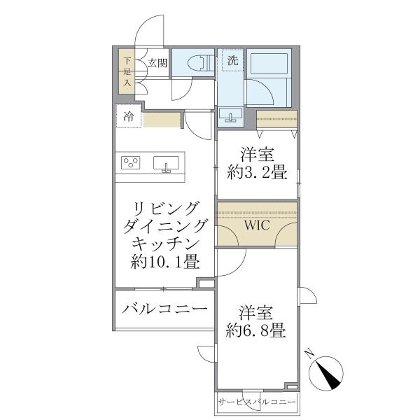La Perla Meguro-HigashiyamaIIの間取図
