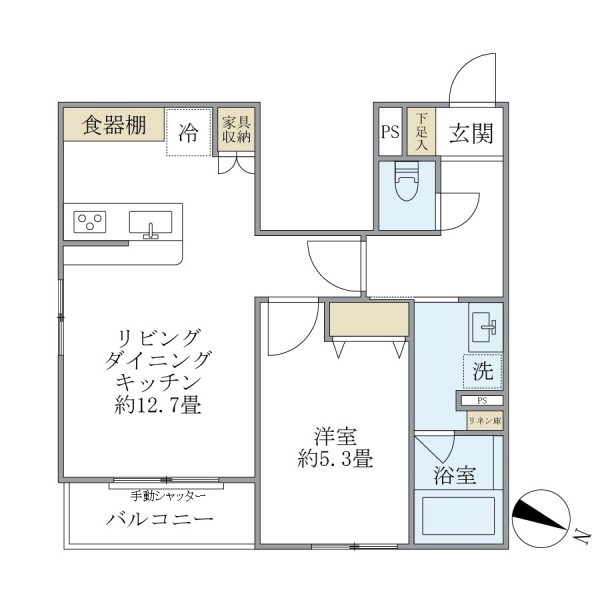The Shinagawa East Residenceの間取図