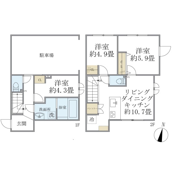 フォルモントの間取図
