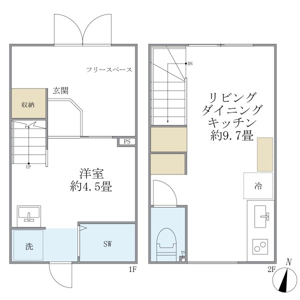 フォルモントの間取図