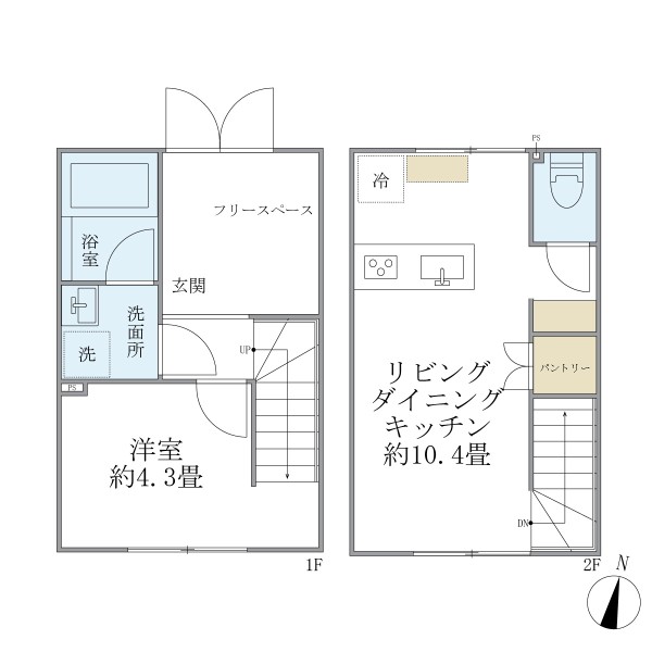 フォルモントの間取図