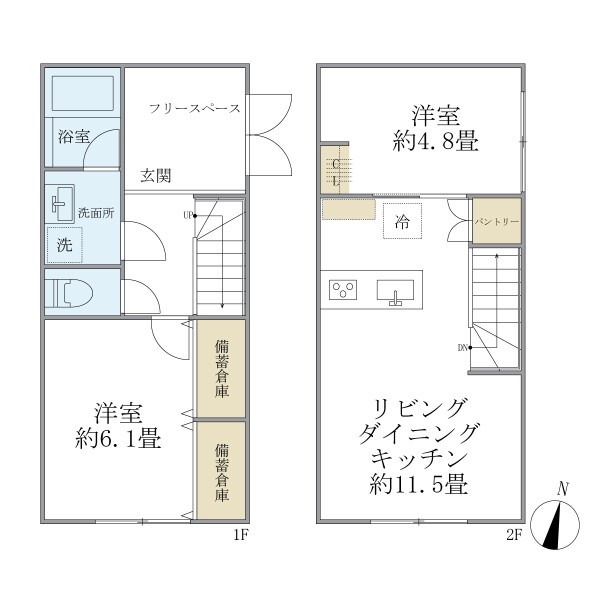 フォルモントの間取図