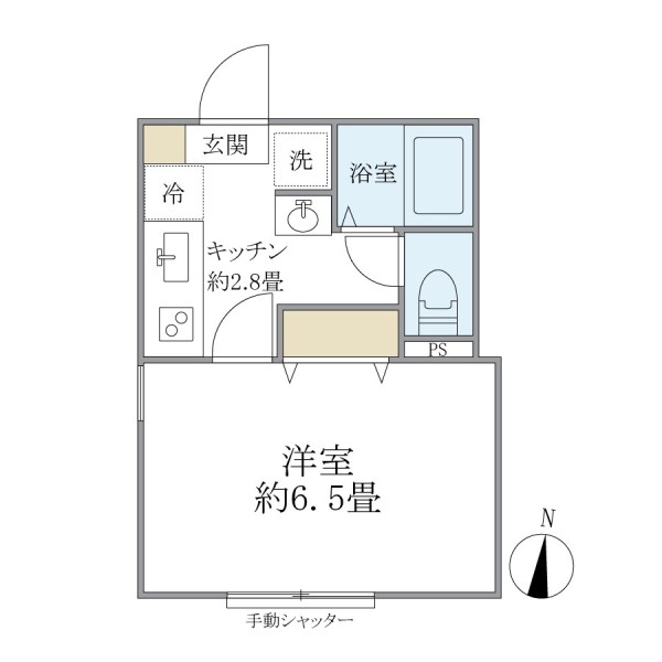 カレラコート大山の間取図