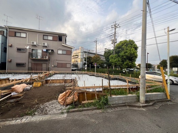 現地　１号棟南側