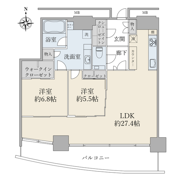 【間取図】