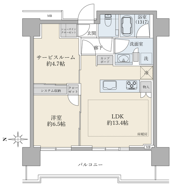 【間取図】