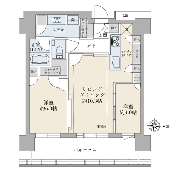 【間取り図】