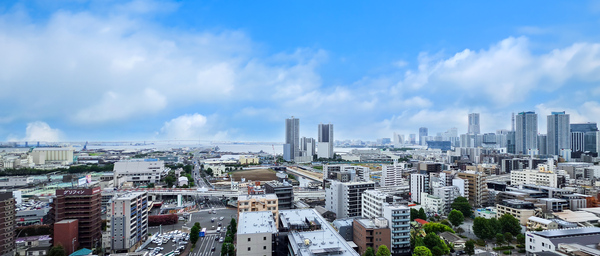 眺望※パノラマ撮影のため、実際の見え方と異なる場合があります。