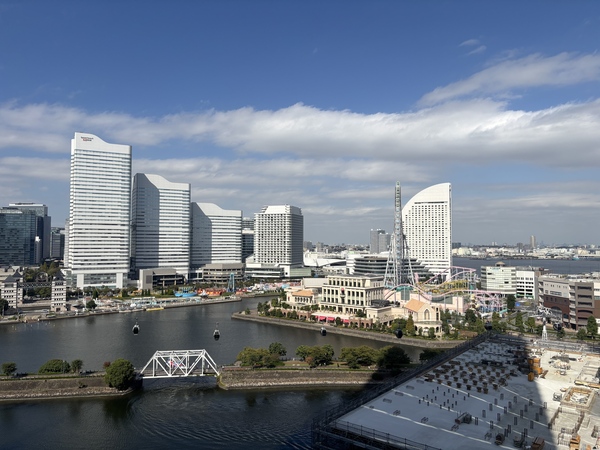 北東向きバルコニーからの眺望