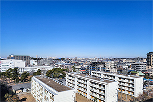バルコニーからの眺望：２０２６年１月撮影