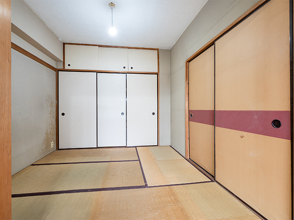 【和室：約帖】■収納に便利な押し入れを備えた和室