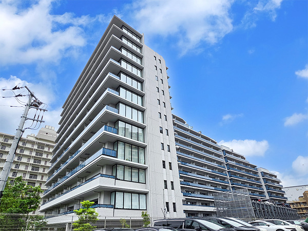 【外観】新日本建設（株）施工・全１８３戸の大規模マンション