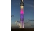 【隅田川花火大会】 室内にいながら、花火がご覧いただけるお部屋です。