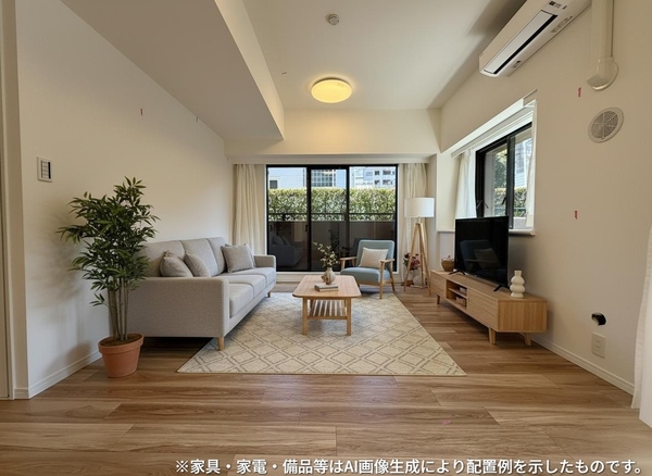 ＬＤ：家具・家電・設備等はＡＩ画像生成によりは一例を示したものです。