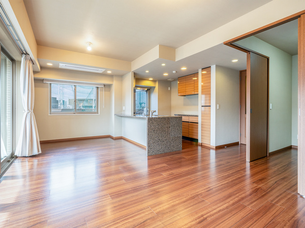 １７．８帖のゆとりあるＬＤＫです。