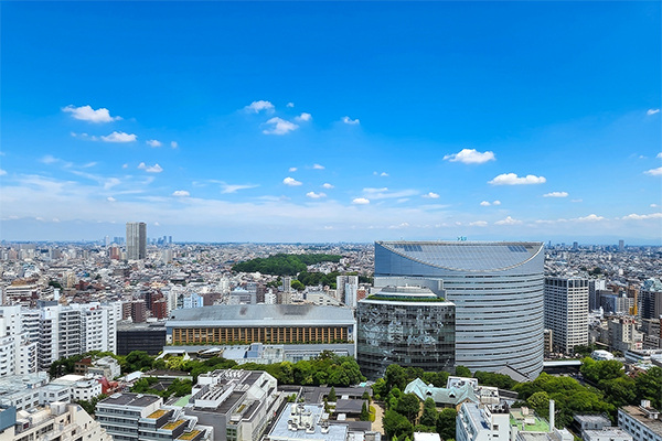 【バルコニーからの眺望】地上３８階建てのタワーレジデンスだからこそ実現した開放感