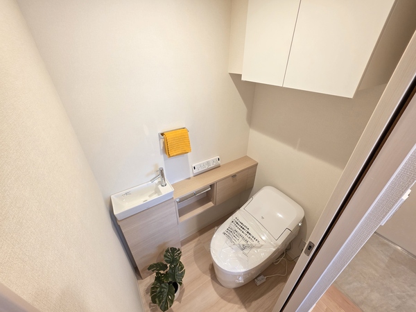 清潔感あふれるトイレです