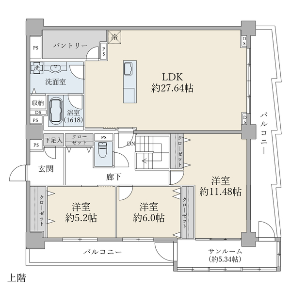 間取図１　上階