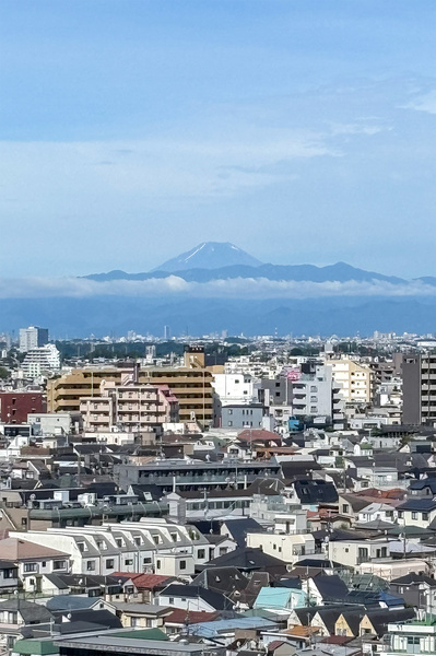 天気の良い日には富士山を拝むことが出来ます