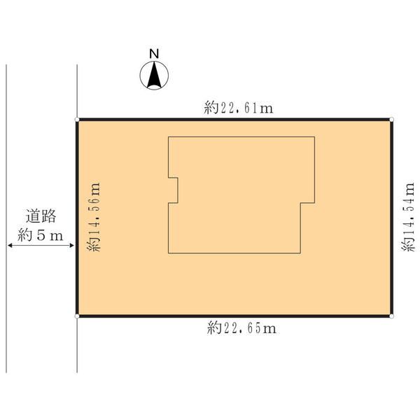 【土地区画図】第一種低層住居専用地域／閑静な住宅街に立地／ゆとりある３２９．４５平米の整形地