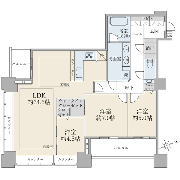 【間取図】