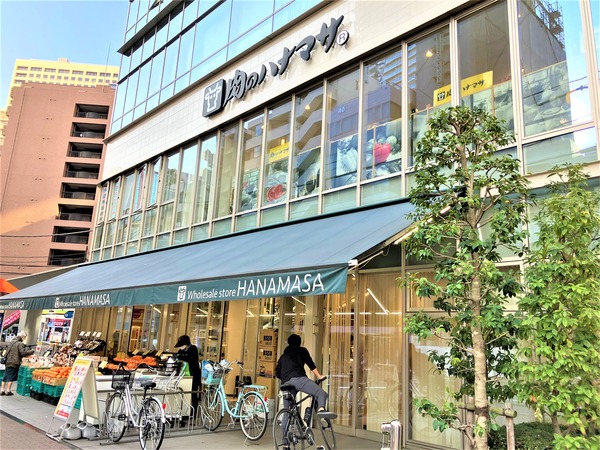 「肉のハナマサ芝浦店」、約２３０ｍ、徒歩３分
