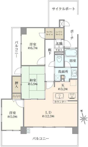 間取図